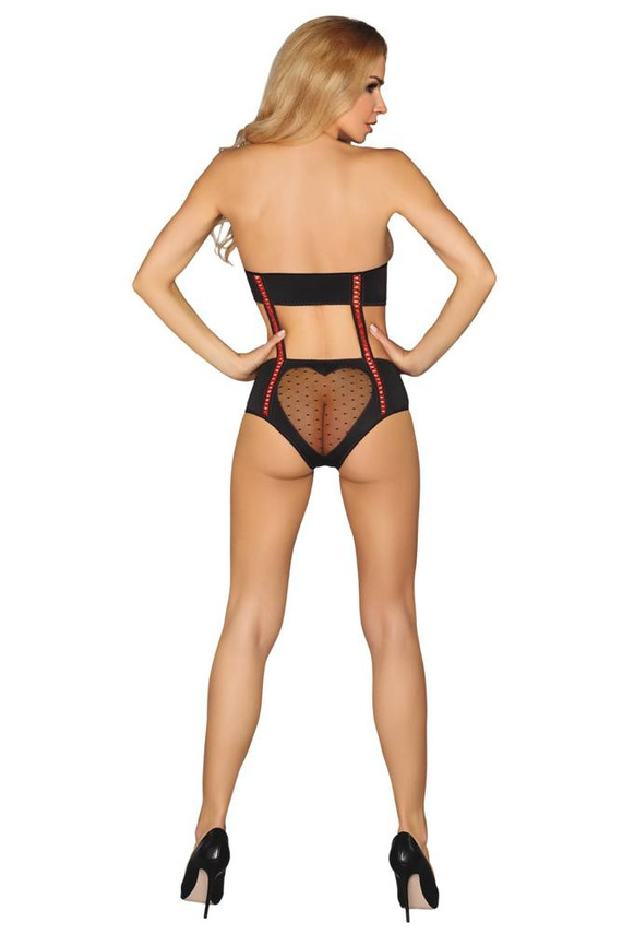 Reiko LC 8083 LivCo Corsetti Módní dámské body černé