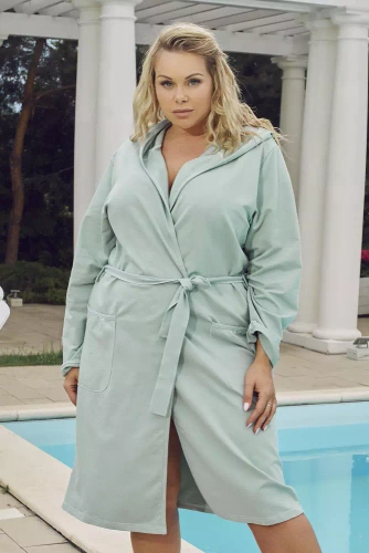 Karina Dámský župan Italian Fashion - mátový