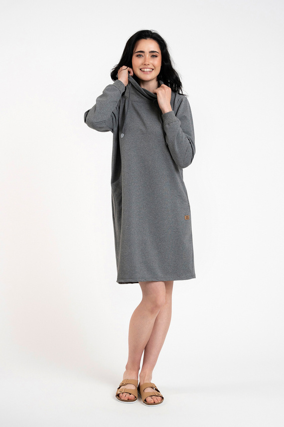 Malmo dámská tunika s dlouhým rukávem Italská móda - ¶r. melange