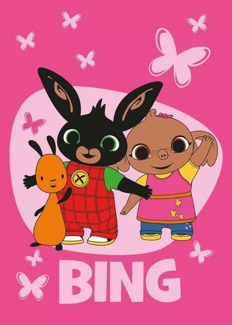 Bunny Bing Bunny Jerry Fabrics dětská fleecová deka | Mikrovlákno, měkké a lehké