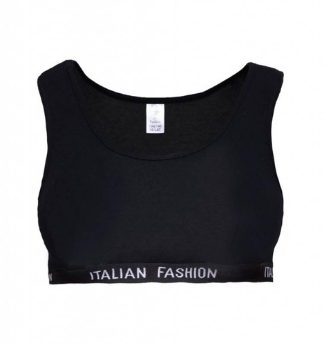 Nikola Dívčí podprsenka, široká ramínka Italian Fashion- černá