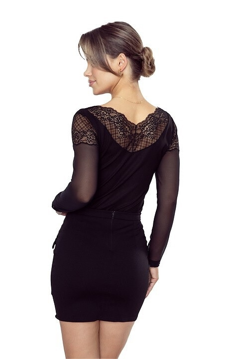 Dámská halenka Eldar Manami černá - viskóza, dlouhý rukáv, elegantní